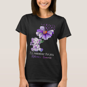Ich erinnere mich an Alzheimer's Awareness Niedlic T-Shirt