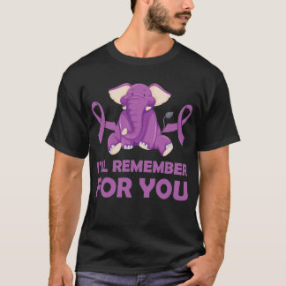 Ich erinnere mich an Alzheimer's Awareness T-Shirt