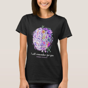 Ich erinnere mich an die Brain Alzheimer_s Auszeic T-Shirt