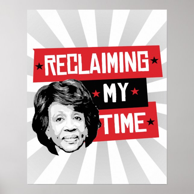 Ich erinnere mich an meine Zeit - Maxine Waters - Poster (Vorne)