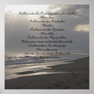 Ich erinnere mich an Poster