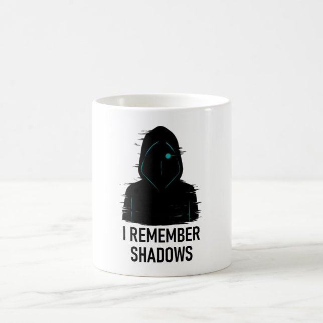 Ich erinnere mich an Schatten - geflochtene Abbild Kaffeetasse (Mittel)