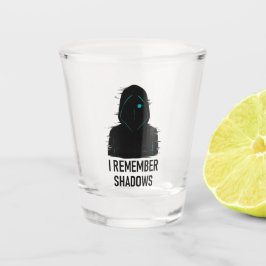 Ich erinnere mich an Schatten - geflochtene Abbild Schnapsglas