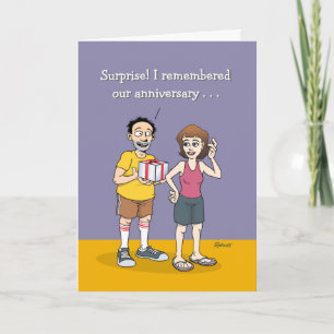 Ich erinnere mich an unsere Jubiläumskarte Karte
