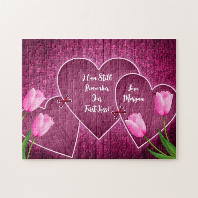 Ich erinnere mich an unseren ersten Kuss oder Ihre Puzzle (Horizontal)