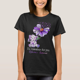 Ich erinnere mich für Sie an Alzheimer's Bewusstse T-Shirt