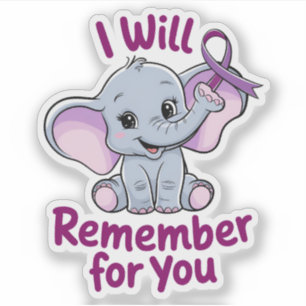 Ich erinnere mich für Sie an die Niedliche Elefant Aufkleber