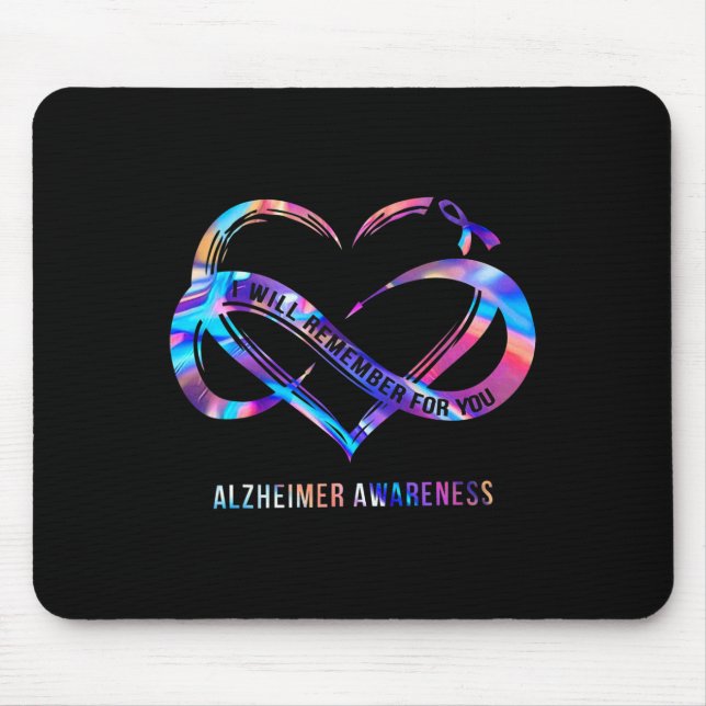 Ich erinnere mich für Sie Heimerheimer-Bewusstsein Mousepad (Vorne)
