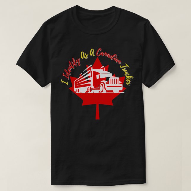 Ich erkenne als klassisches kanadisches Trucker-He T-Shirt (Design vorne)
