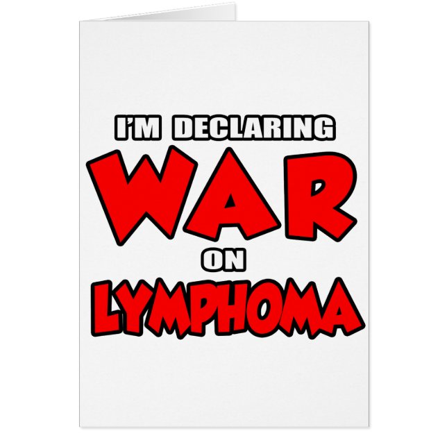 Ich erkläre den Krieg gegen das Lymphom (Vorne)