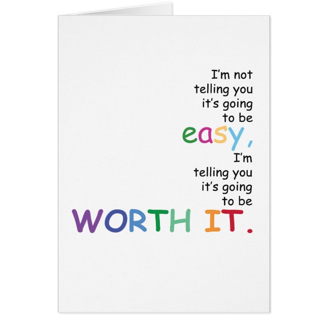 Ich erkläre Ihnen nicht, dass es einfach sein (Vorne)