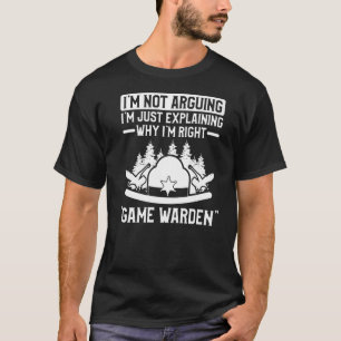 Ich erkläre nur, warum ich die richtige Spielwarte T-Shirt