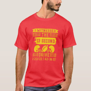 Ich erlebte den 13-Sekunden-Drive, die lustige Fuß T-Shirt