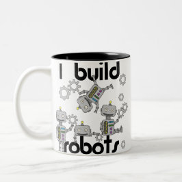 Ich errichte Roboter Zweifarbige Tasse