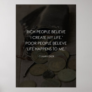 Ich erschaffe mein Leben als das Leben für mich Poster