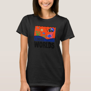 Ich erschaffe Welten Aquaristiker Fischhaltung Aq T-Shirt