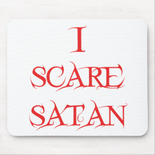 Ich erschrecke Satan Mousepad