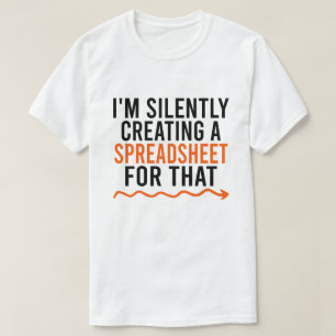 Ich erstelle dafür still und leise eine Tabelle T-Shirt