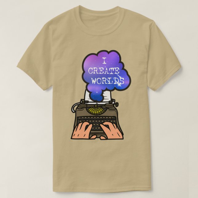 Ich erstelle ein Weltschriftentwurf T-Shirt (Design vorne)