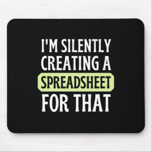 Ich erstelle leise eine Tabelle für diesen Mous Mousepad