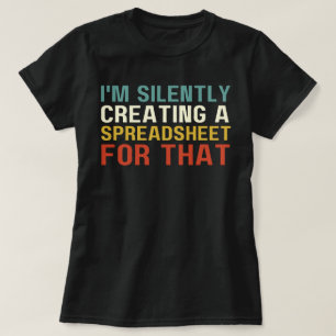 Ich erstelle stillschweigend eine Tabelle dafür, t T-Shirt