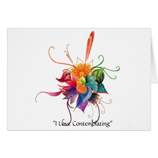 "Ich erwägende Liebe " (Vorderseite (Horizontal))