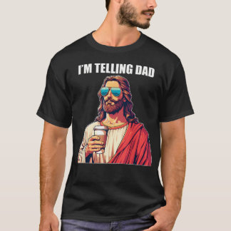 ICH erzähle Papa lustige religiöse christliche Jes T-Shirt