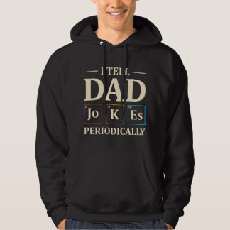 Ich erzähle Papa-Witze Periodisch Lustige Chemie P Hoodie