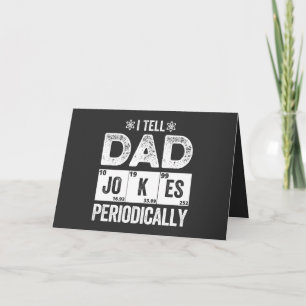 Ich erzähle Vater Jokes regelmäßig Feiertagskarte
