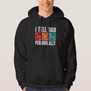 Ich erzähle Vater Jokes regelmäßig Science Kid Vat Hoodie