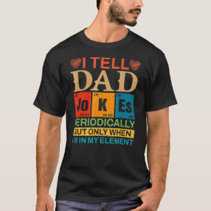 Ich erzähle Vater Jokes regelmäßig Tabelle Großvat T-Shirt