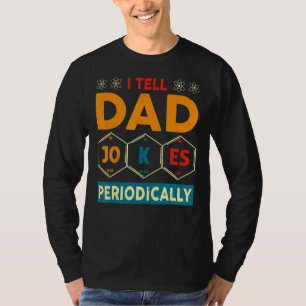 Ich erzähle Vater Jokes regelmäßig Vater Vintag Vä T-Shirt