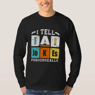 Ich erzähle Vater Jokes regelmäßig Vintag 1 T-Shirt