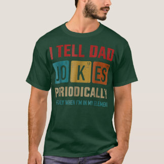 Ich erzähle Vater Jokes regelmäßig Vintage Element T-Shirt