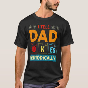 Ich erzähle Vater-Witze regelmäßig Vintagen Vatert T-Shirt