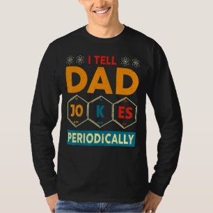 Ich erzähle Vater-Witze regelmäßig Vintagen Vatert T-Shirt