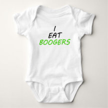 Ich esse BOOGERS Baby Säugling T - Shirt