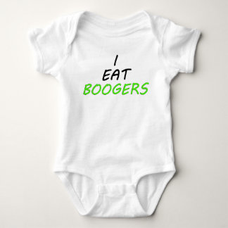Ich esse BOOGERS Baby Säugling T - Shirt
