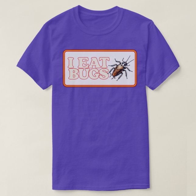 Ich esse Bugs T-Shirt (Design vorne)