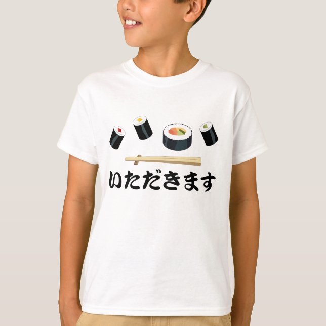 Ich esse die T-Shirts des Sushi-Kindes (Vorderseite)
