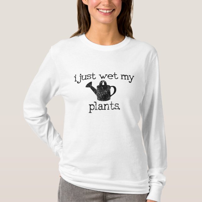 Ich esse gerade meine Pflanze Gärtnergärtnergesche T-Shirt (Vorderseite)