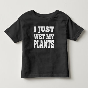 Ich esse gerade meine Pflanze in einem sonnigen Ga Kleinkind T-shirt
