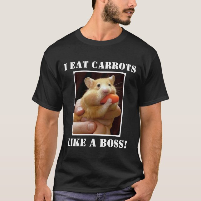 ICH ESSE KAROTTEN WIE EIN CHEF! T-Shirt (Vorderseite)