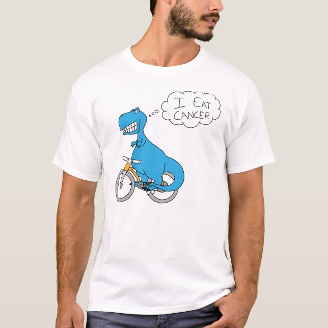 Ich esse Krebsblau T-Shirt (Vorderseite)