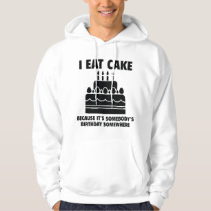 Ich esse Kuchen Hoodie