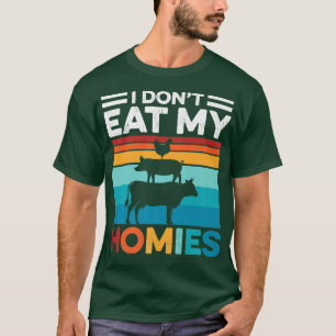 Ich esse meine Heimat nicht lustig Vegetarier Vega T-Shirt