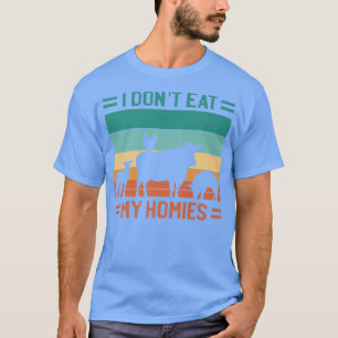 Ich esse meine Homies Funny Vegan Vegetarian Men W T-Shirt