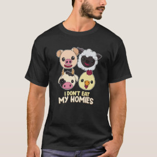 Ich esse meinen Kumpel nicht lebendig vegan vegeta T-Shirt