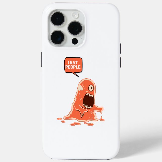 ich esse Menschen Case-Mate iPhone Hülle (Rückseite)