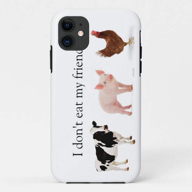 "Ich esse nicht Freunde" iPhone 5 Fall Case-Mate iPhone Hülle (Rückseite)